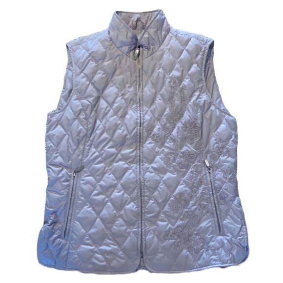Eddie Bauer Purple down Puffer Vest Small - Picture 1 of 7